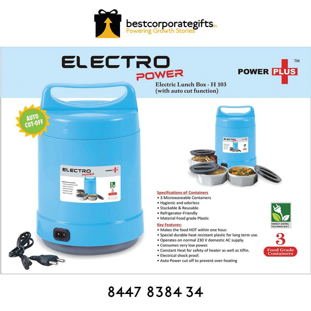 YuBingo Electro Power Electric Steel Lunch Box with Auto-Cut Function - Corporate Gift | YuBingo corporate gift