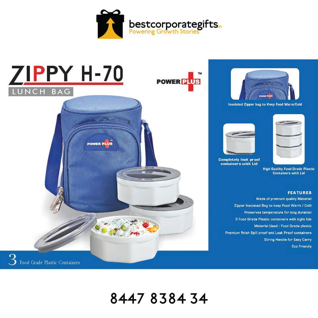 YuBingo Zippy Lunch Bag - 3 Plastic Containers - Corporate Gift | YuBingo corporate gift