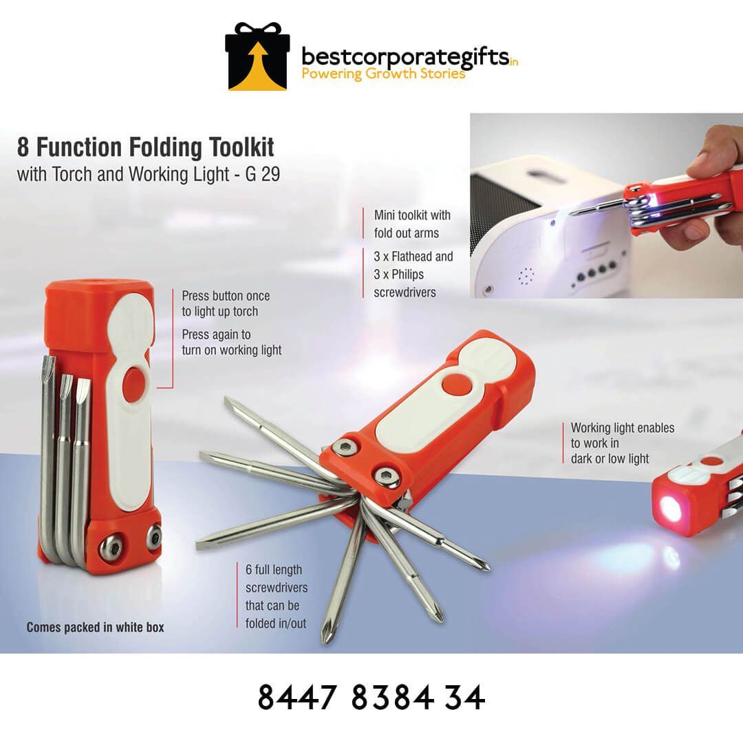 YuBingo The Toolkit That Works In Low-Light Conditions - Corporate Utility Gift - Tools by YuBingo