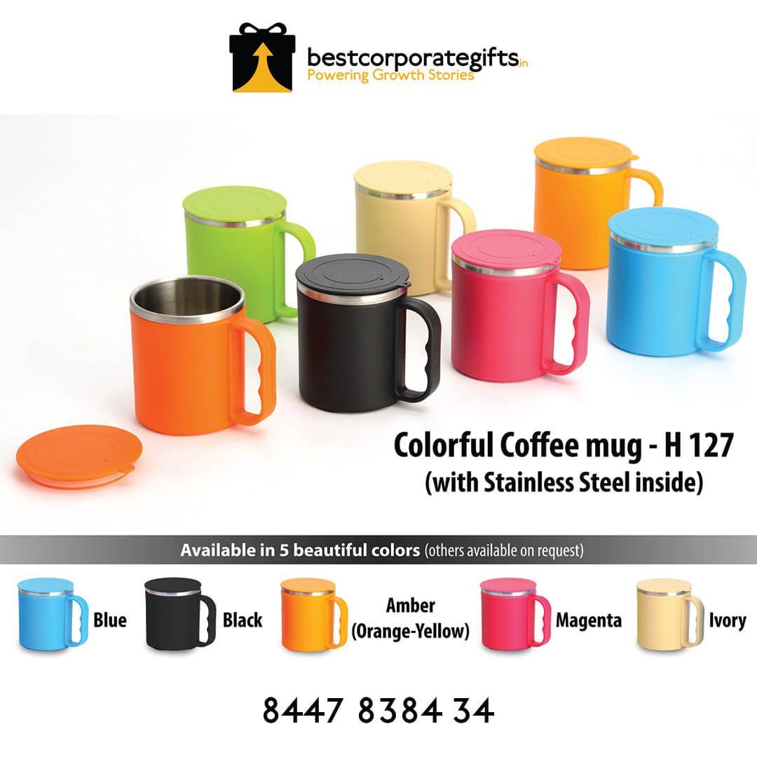 YuBingo Colorful SS Coffee Mug (With Box) - Corporate Gift | YuBingo corporate gift