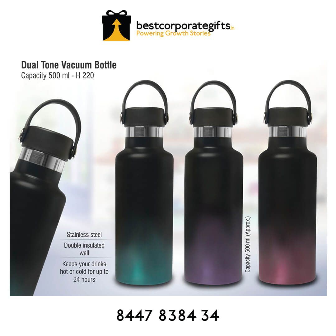 YuBingo Dual Tone Vacuum Bottle | Capacity 500 Ml - Corporate Drinkware Gift - Water Bottles by YuBingo