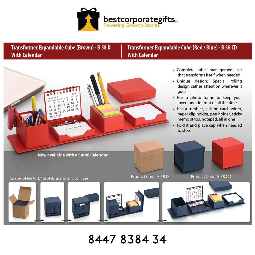 YuBingo Desk Set that Doubles as a cubes when needed - Corporate Stationery Gift - Office Stationery by YuBingo