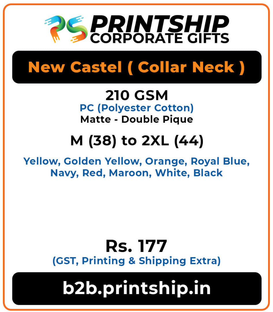 New Castel Polo T-Shirt Corporate Gift - Colour 5
