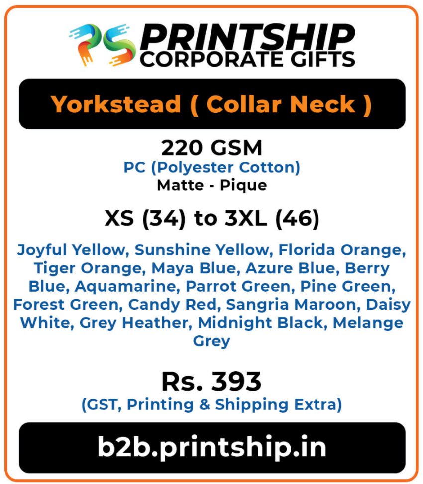 Yorkstead Polo T-Shirt Corporate Gift - Colour 1