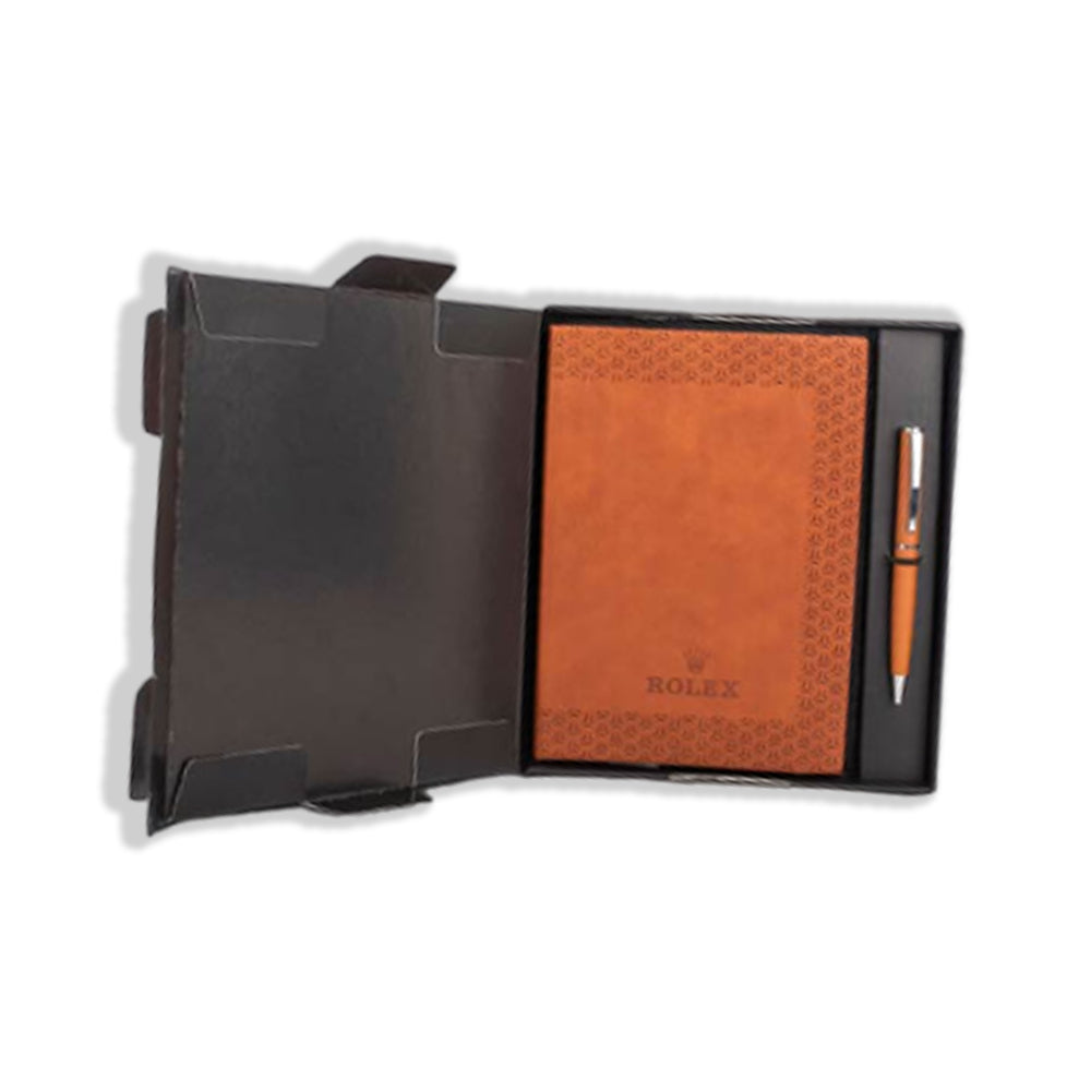 YuBingo Rolex Notebook With Metal Texture Pen | Gift Set In Black Texture Box - Corporate Gift - image 5