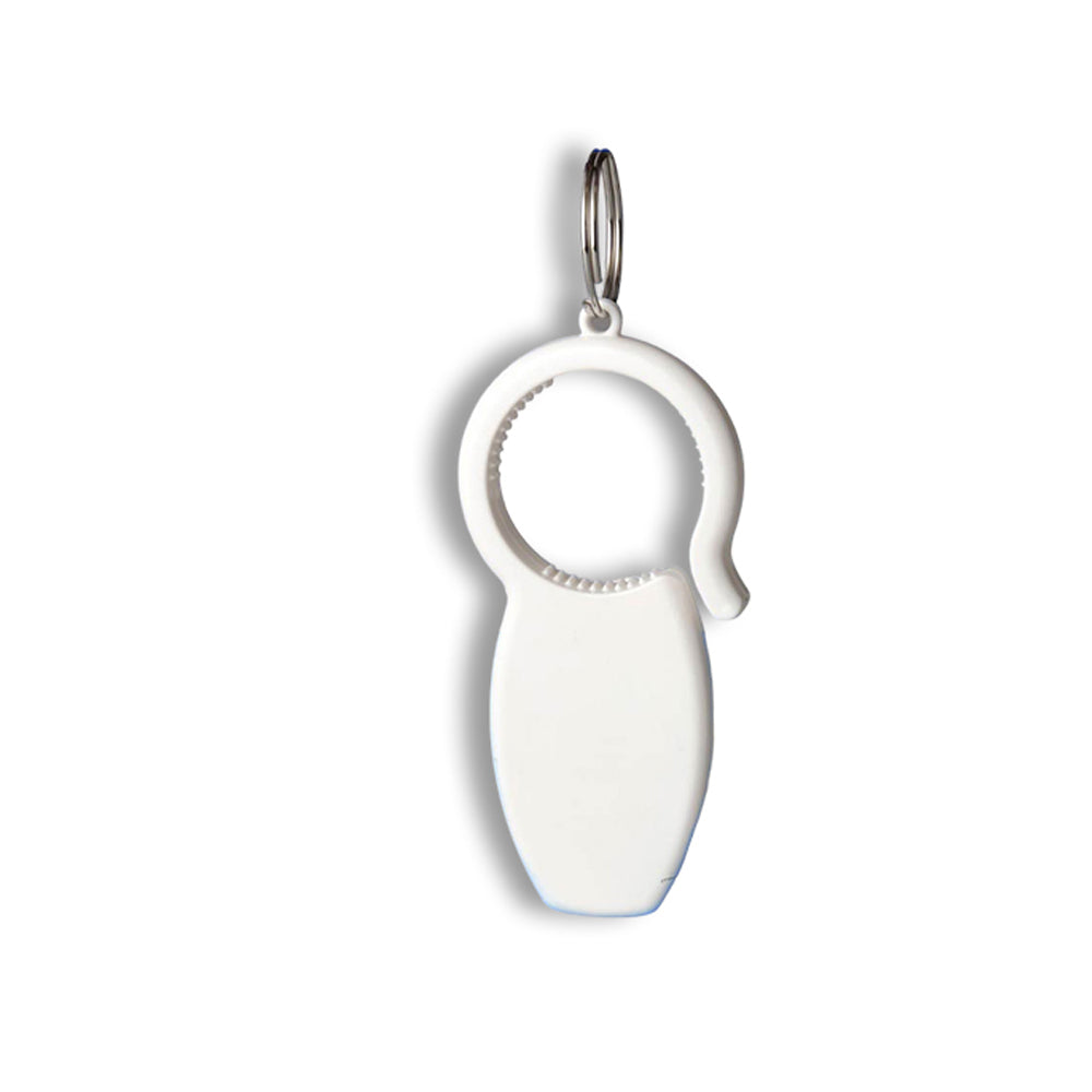 YuBingo Universal Bottle And Can Opener - White Keychain - Corporate Gift | YuBingo corporate gift