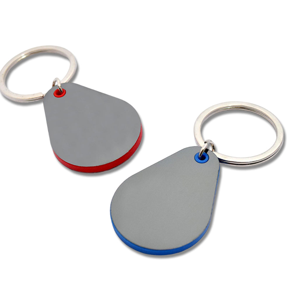 YuBingo Droplet Shape Keychain (Red/Blue) - Corporate Gift | YuBingo corporate gift