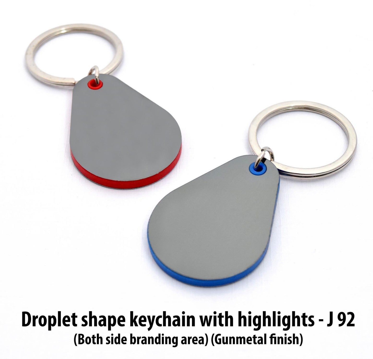 YuBingo Droplet Shape Keychain (Red/Blue) - Corporate Gift | Product image 2