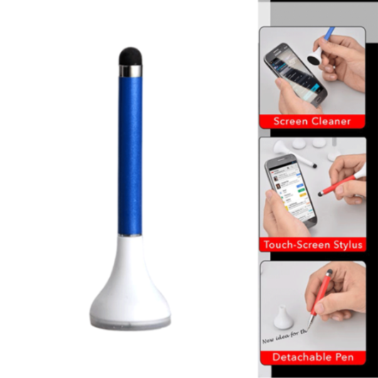 YuBingo SKU-B43 - Plungee: 3 in 1 Table Top (Pen with Stylus and Cleaner) - Corporate Stationery Gift - Office Stationery by YuBingo