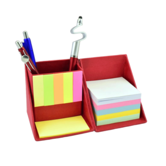 YuBingo Folding Paper Cube in Color (with Memo Pad and Tumbler) - Corporate Stationery Gift - Office Stationery by YuBingo