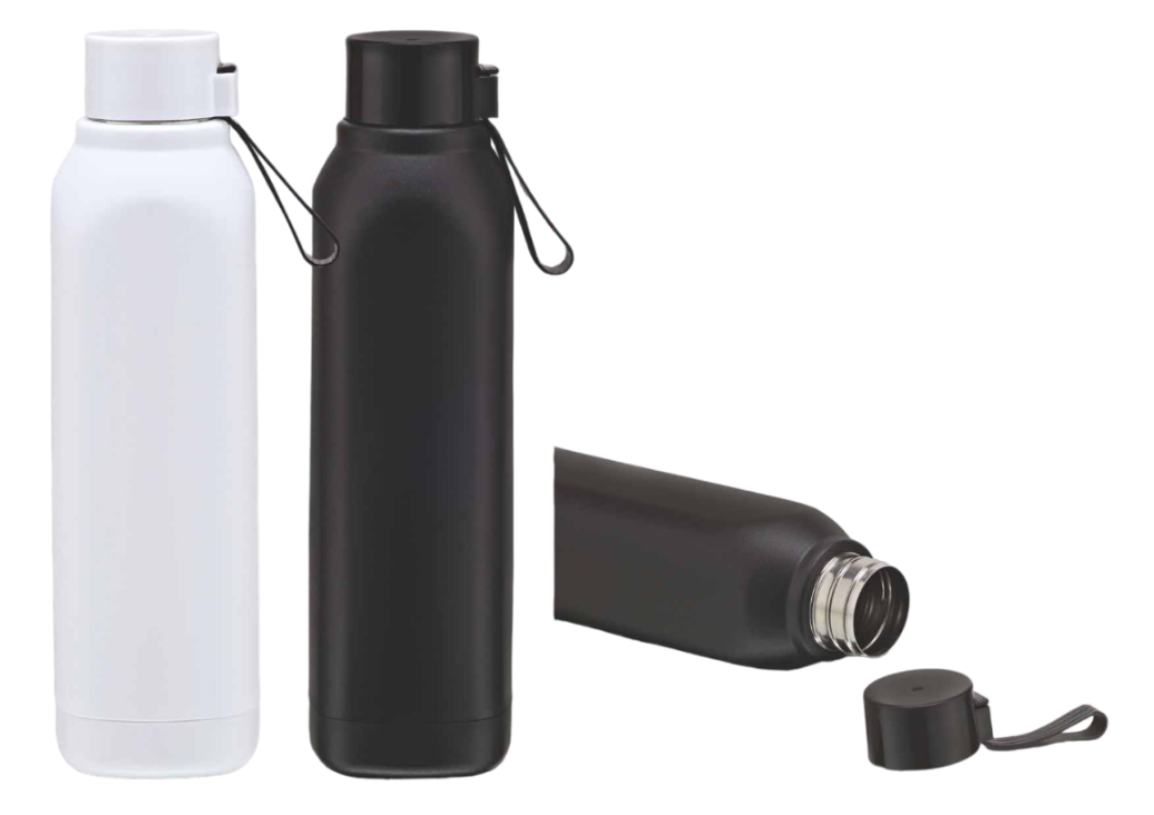 YuBingo Square: Insulated Steel Bottle | Keeps Hot & Cold for 4-6 Hours | Strap for Carrying easily | Capacity 750 - Water Bottles by YuBingo