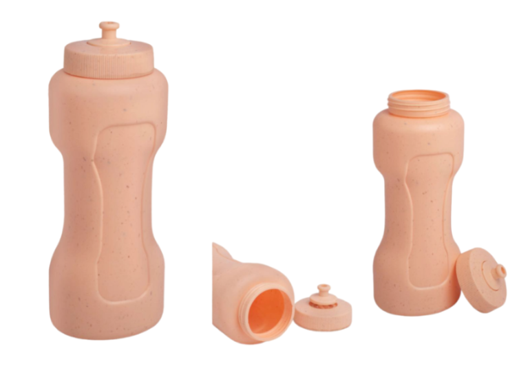 YuBingo Dumbbell Eco 750 - Dumbbell Shape Water Bottle (750ml) - Corporate Drinkware Gift - Water Bottles by YuBingo