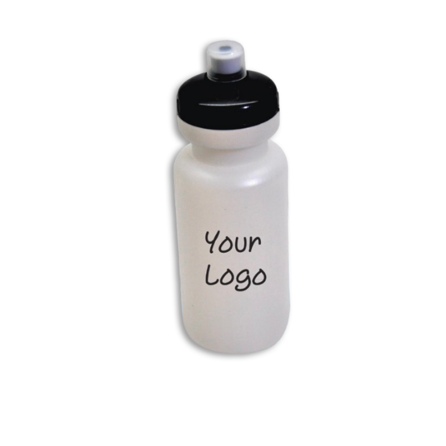 YuBingo Small Plastic Water Bottle (White) - Corporate Drinkware Gift - Water Bottles by YuBingo