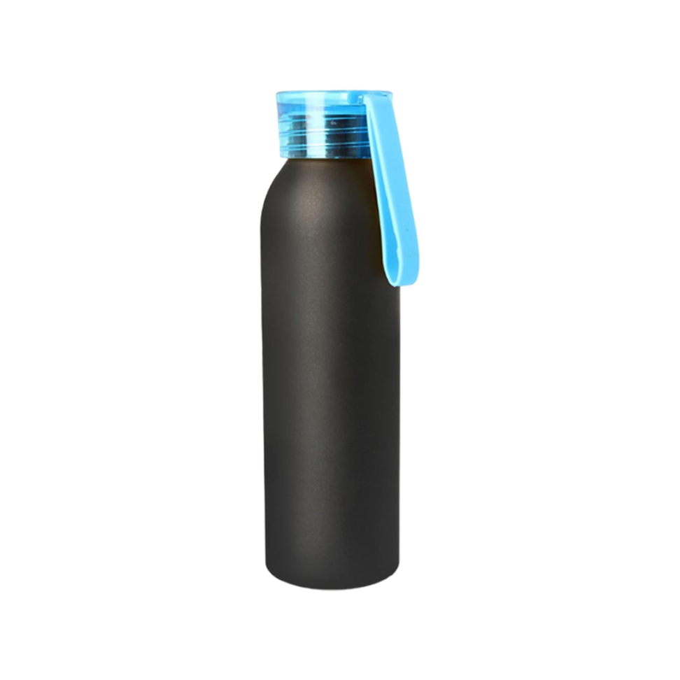 YuBingo MWB Metal Water Bottle with Silicon Carry Strap (600 ml approx) - Corporate Drinkware Gift - Water Bottles by YuBingo