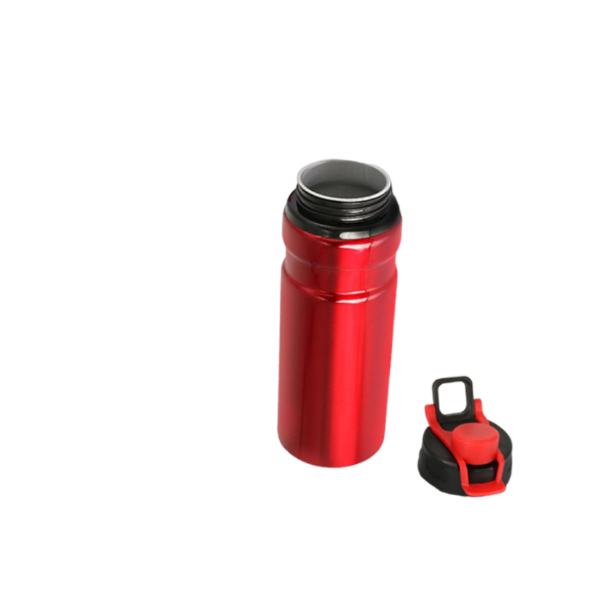 YuBingo FTMWB Flip Top Metal Water Bottle (600 ml approx) - Corporate Drinkware Gift - Water Bottles by YuBingo