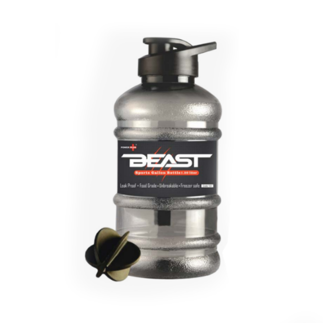YuBingo Beast Sports Gallon Bottle 1.5L with Mixer Ball and Strainer - Corporate Drinkware Gift - Water Bottles by YuBingo