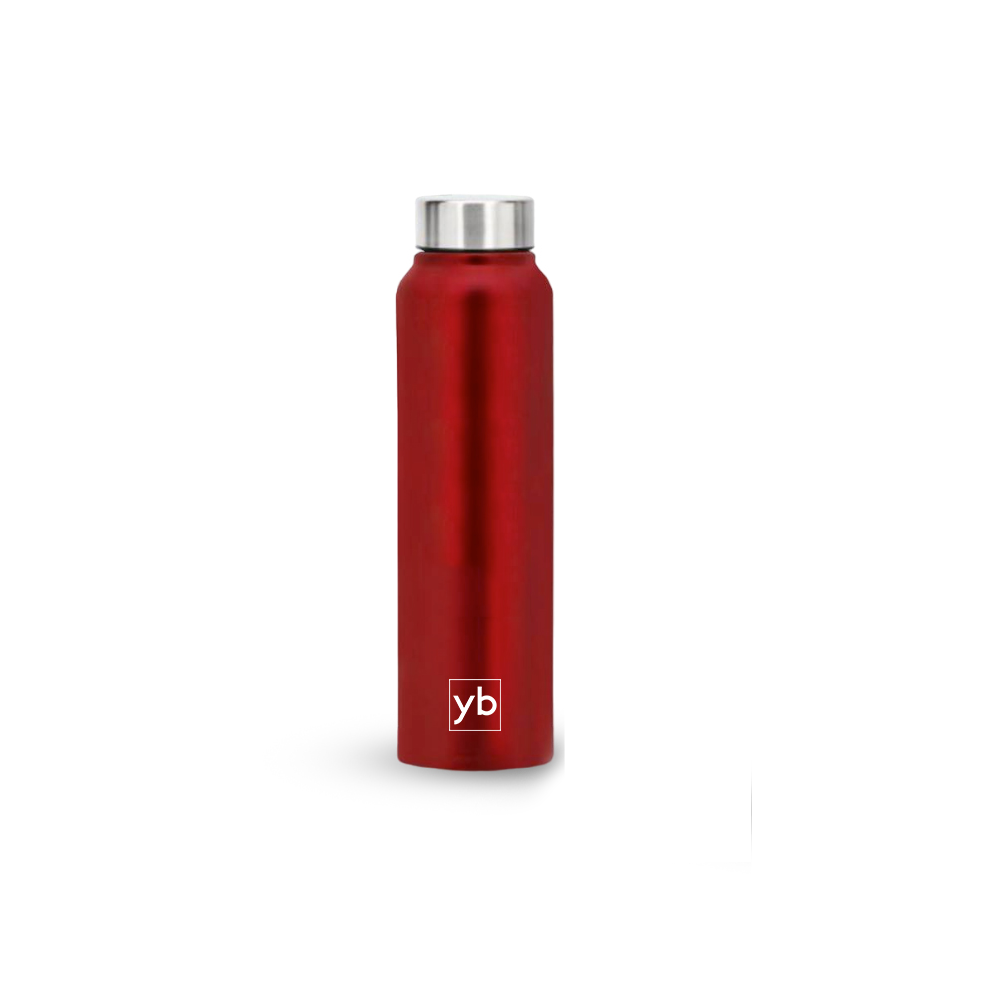 YuBingo Straight Steel Bottle Colored | Capacity 750ml Approx - Corporate Drinkware Gift - Water Bottles by YuBingo
