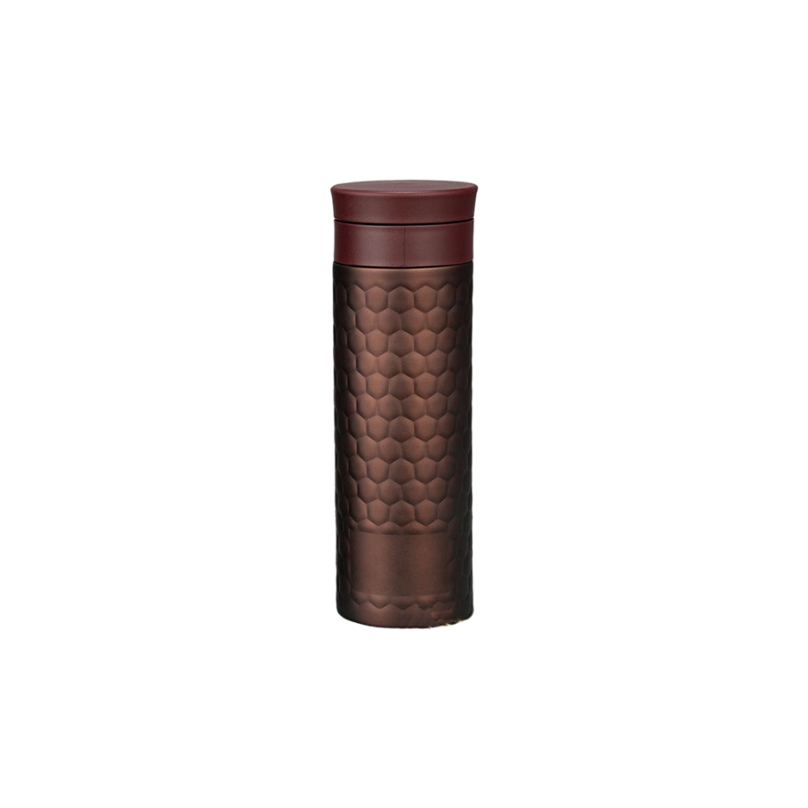 YuBingo Vacuumized Tea/Fruit Infuser SS Sipper in Honeycomb Design (550ml) - Corporate Drinkware Gift - Water Bottles by YuBingo