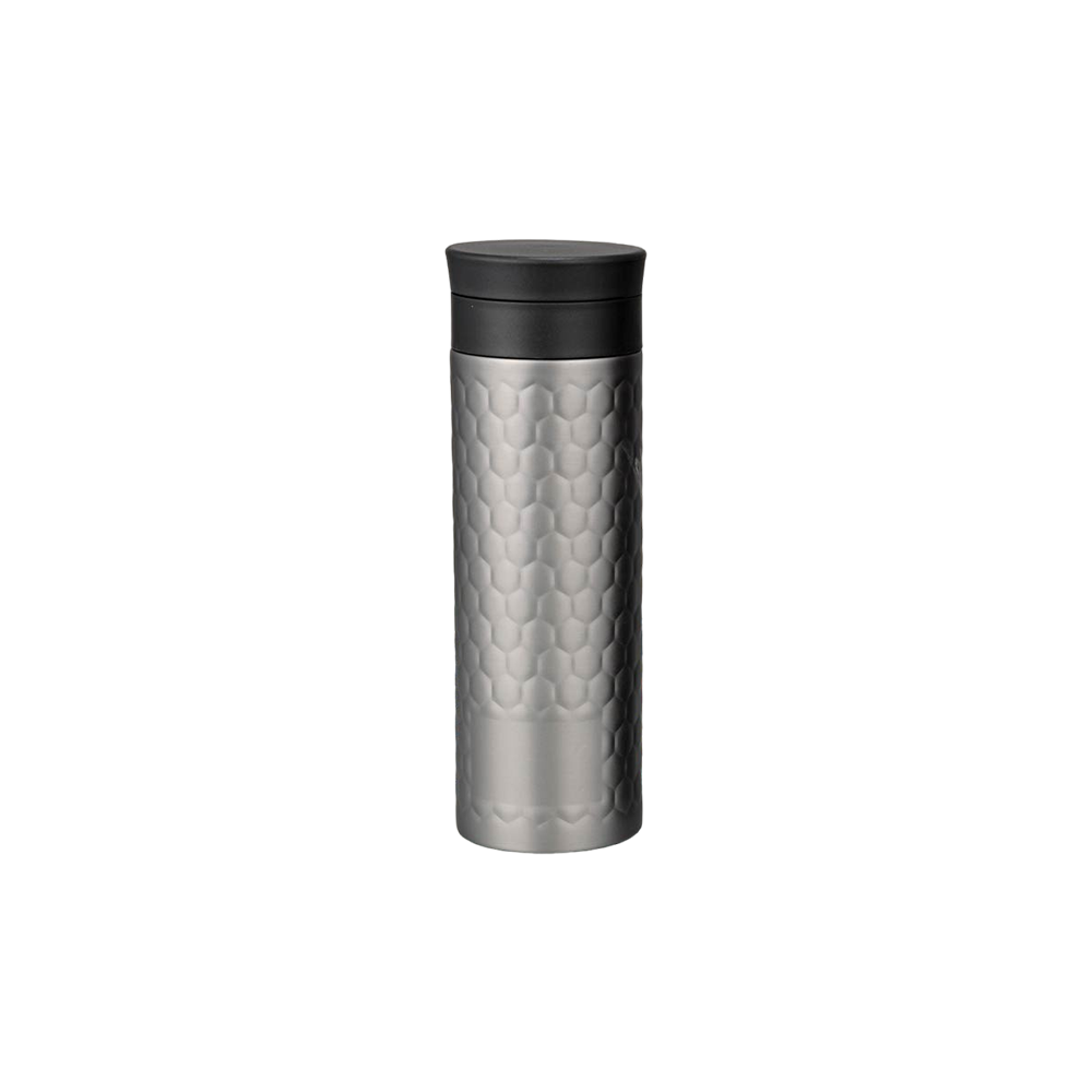 YuBingo Vacuumized Tea/Fruit Infuser SS Sipper in Honeycomb Design (550ml) - Corporate Drinkware Gift - Water Bottles by YuBingo