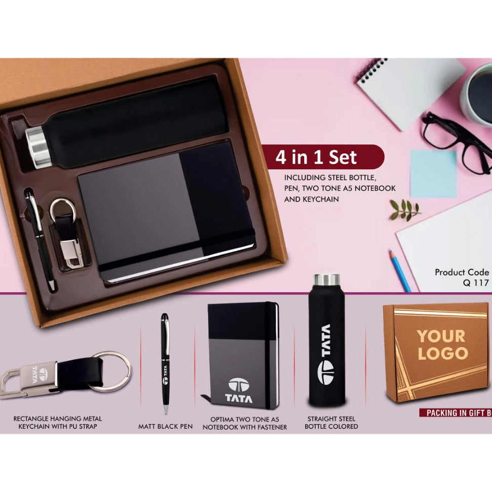 4 in 1 Dual Tone Corporate Gift Set - View 4