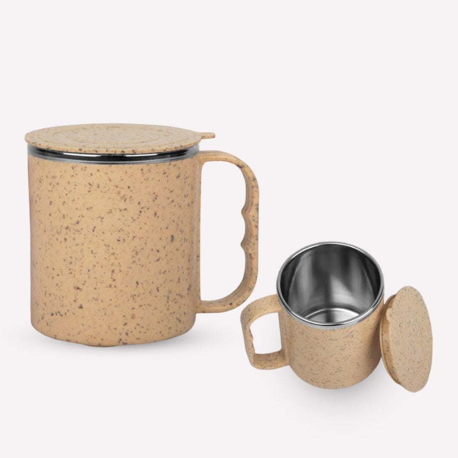 YuBingo H-187 - EcoMug: Eco Friendly Coffee Mug With Steel Inside - Made With Wheat Fiber - Corporate Gift | YuBingo corporate gift