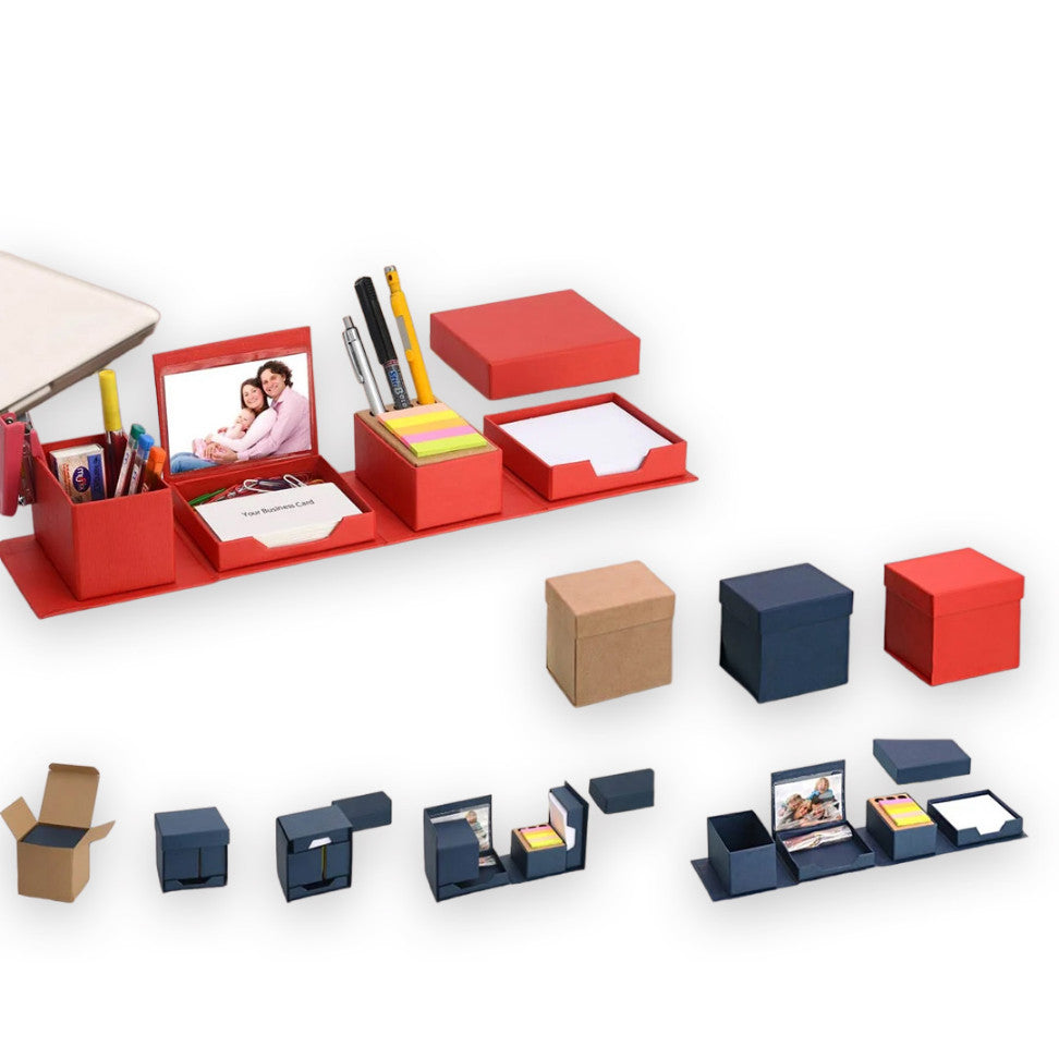 YuBingo Transformer Expandable Cube: Complete Desk Set - Corporate Stationery Gift - Office Stationery by YuBingo