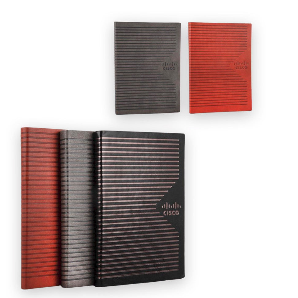 YuBingo Cisco A5 Notebook with Memorandum &amp; Bookmark Ribbon - Corporate Gift