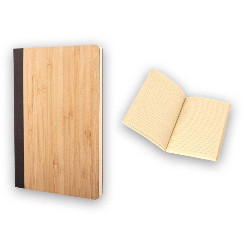 YuBingo Bamboo A5 Size Notebook in Natural Finish - Corporate Gift