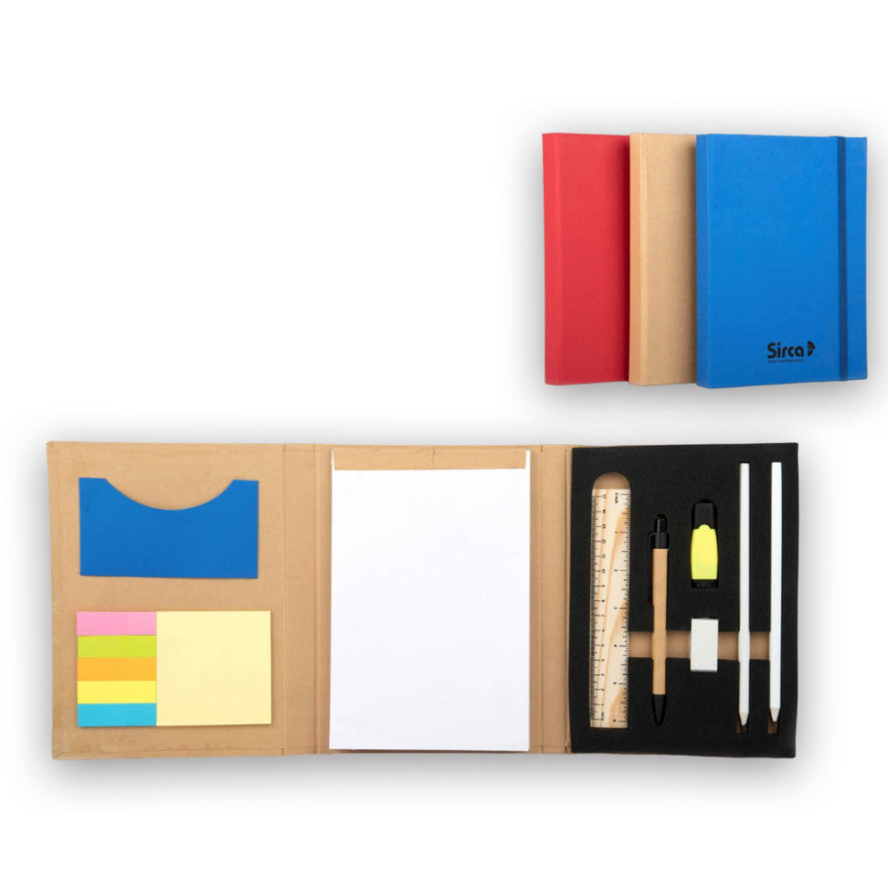 YuBingo 3 Fold Eco Notebook with Stationery Set - Corporate Stationery Gift - Office Stationery by YuBingo