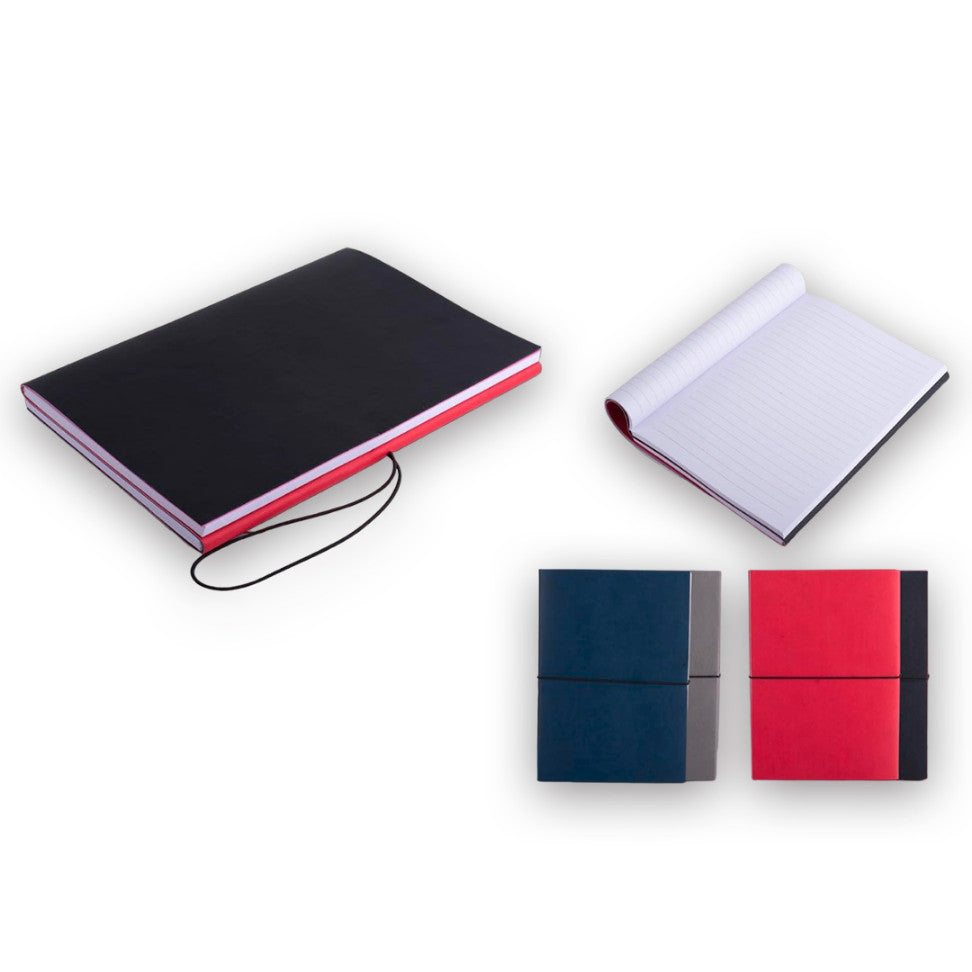 YuBingo Double Side Folding Notebook with Elastic Fastener - Corporate Gift
