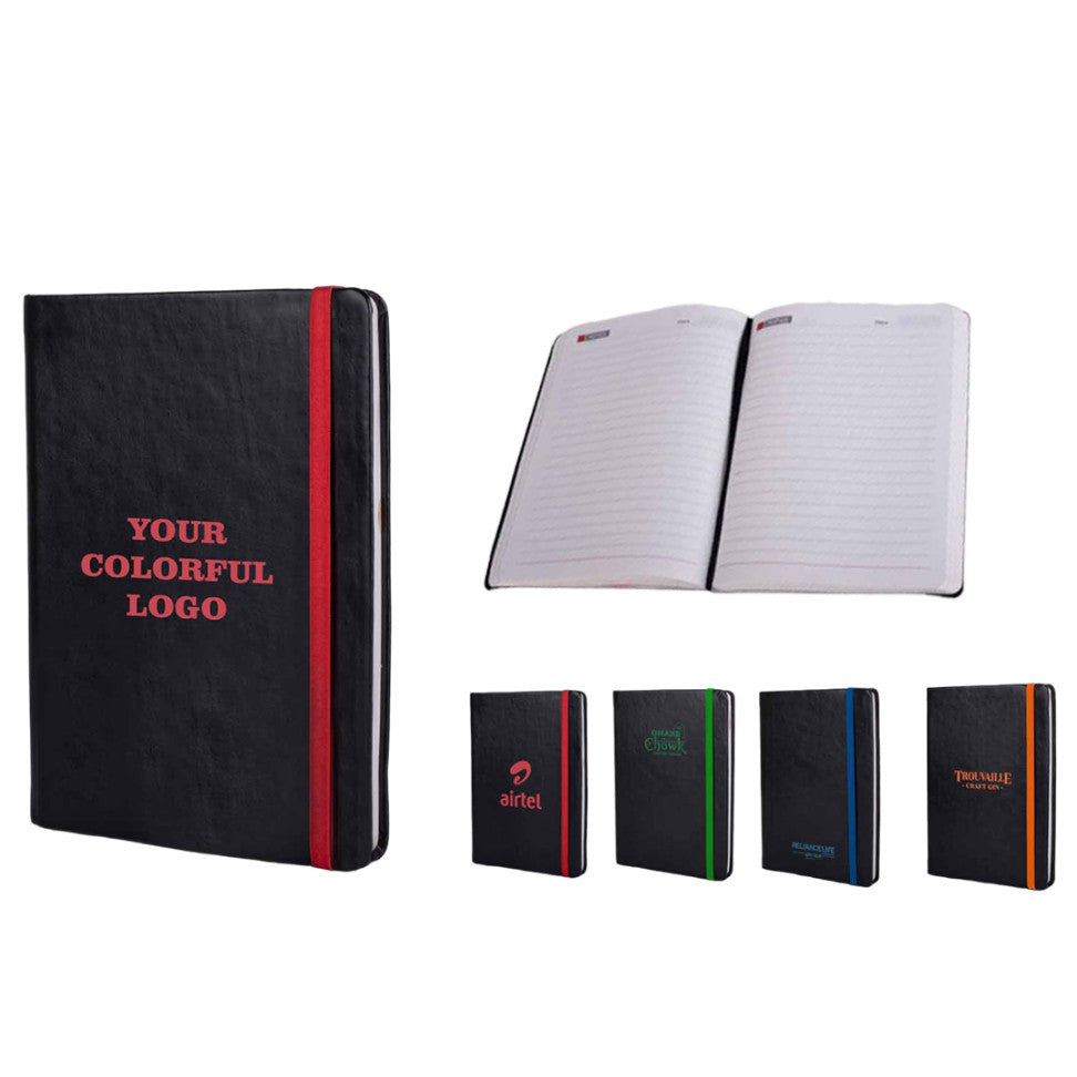 YuBingo Colorful Laser Engrave Notebook with Memorandum & Hard Bound Cover - Corporate Gift
