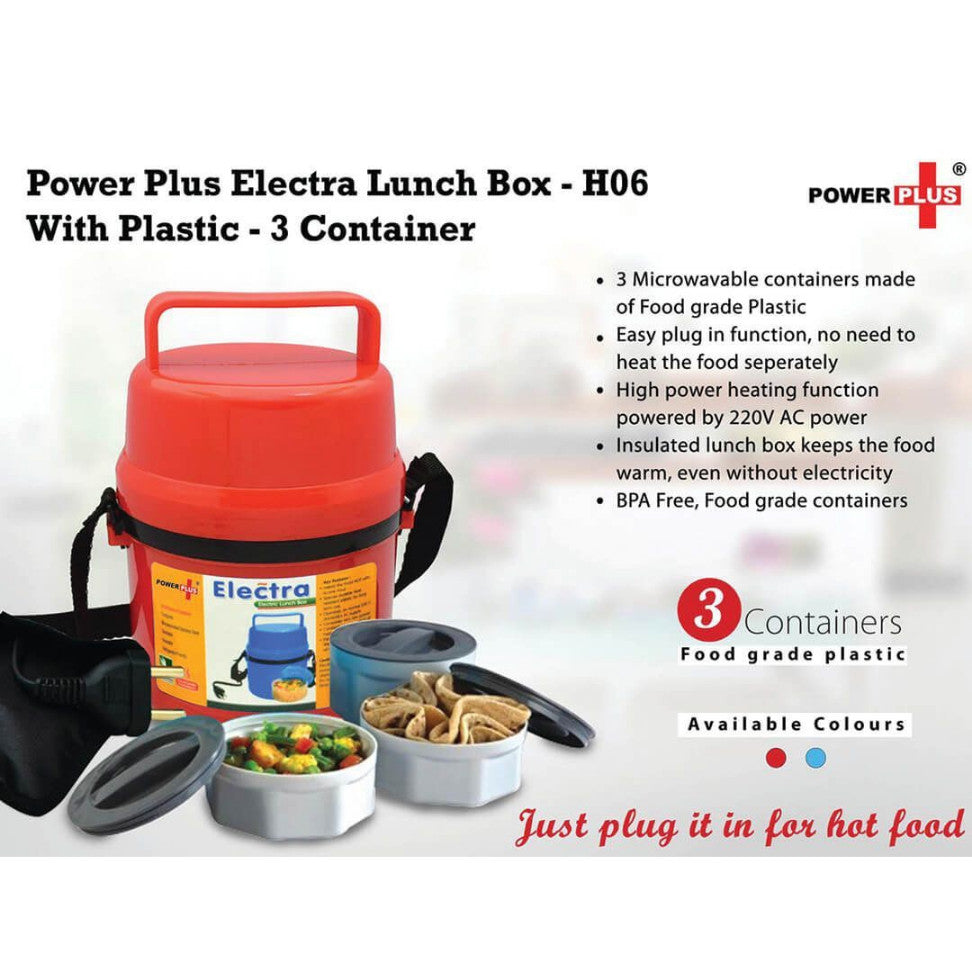YuBingo Power Plus Electra Plastic Lunch Box - 3 Containers - Corporate Gift | Product image 2