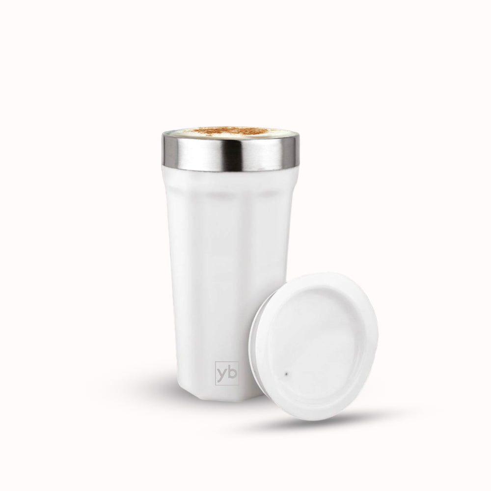 YuBingo H234 - Hexa: Tall Sipper Mug - 304 Grade Stainless Steel Inside - Capacity 375ml Approx - Corporate Gift | YuBingo corporate gift
