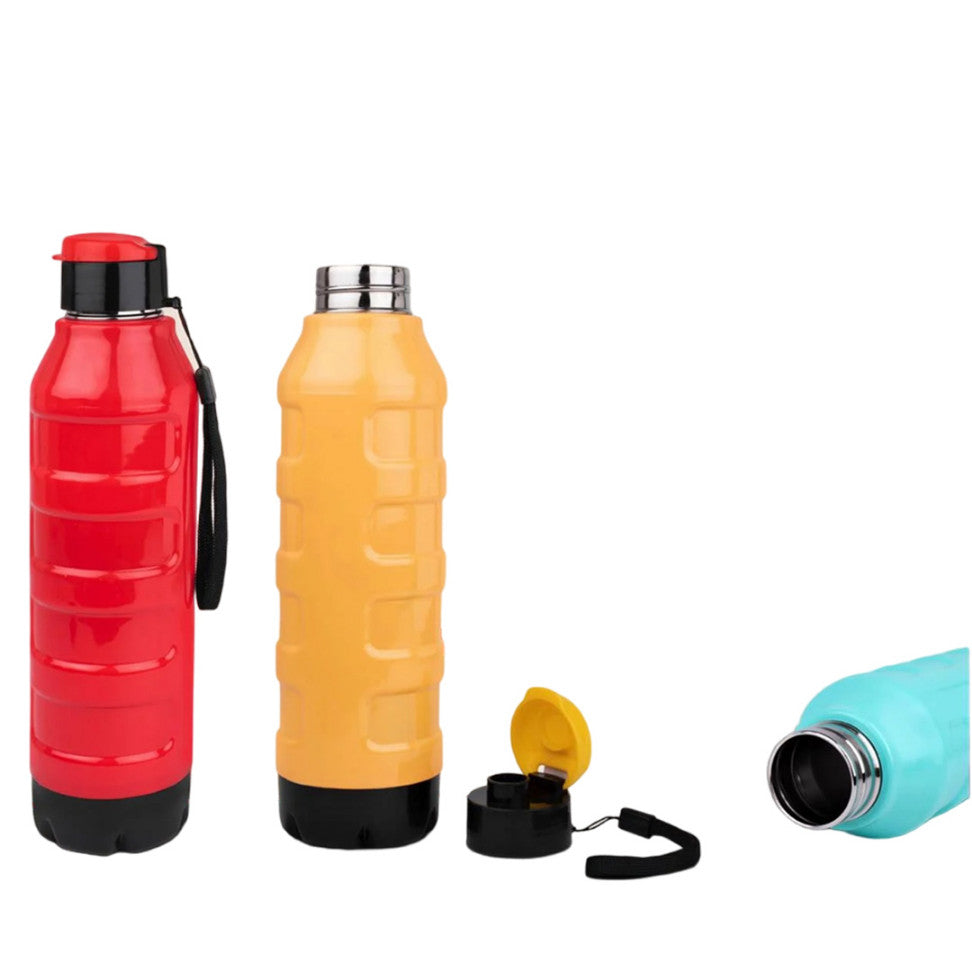 YuBingo Gripper Insulated Steel Bottle with Flip Top Lid | Capacity: 750ml - Corporate Drinkware Gift - Water Bottles by YuBingo