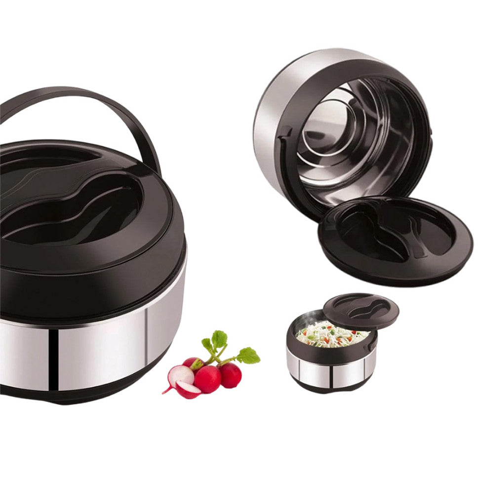 YuBingo Foodport Insulated Stainless Steel Casserole with Handle | Capacity: 2200ml - Corporate Gift | YuBingo corporate gift