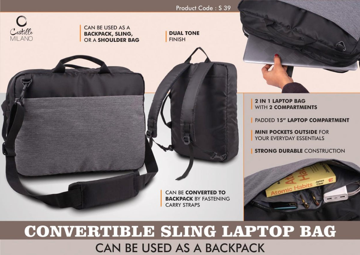 YuBingo Convertible Sling Laptop Bag - Corporate Gift | Product image 3