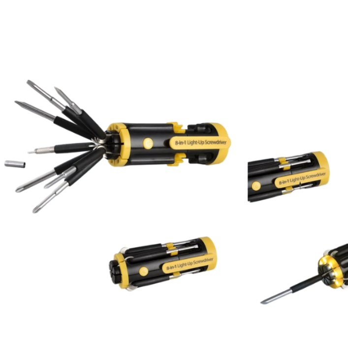 YuBingo Folding Toolkit with 4 LED Torch - Corporate Utility Gift - Tools by YuBingo