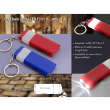YuBingo Keychain With 2 LED Torch And Lamp - Corporate Gift | Product image 2