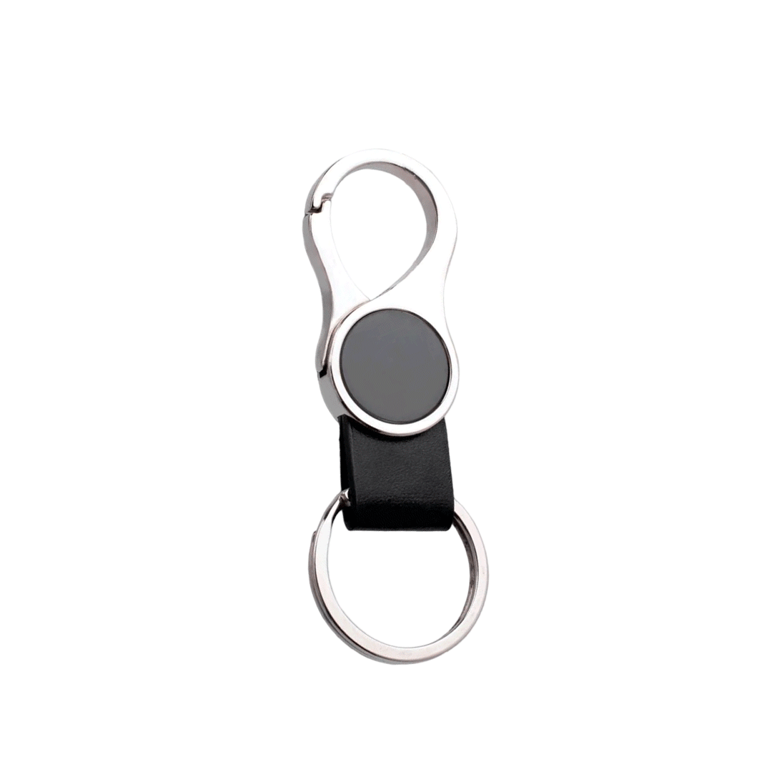 YuBingo Round Hanging Metal Keychain With PU Strap - Corporate Gift | YuBingo corporate gift