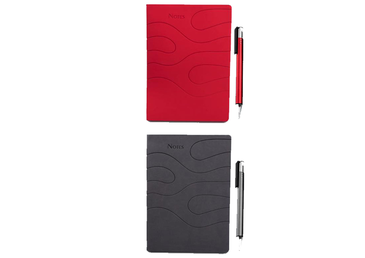 Ribbon Notebook Gift Set - A5 Notebook with Pen - View 4
