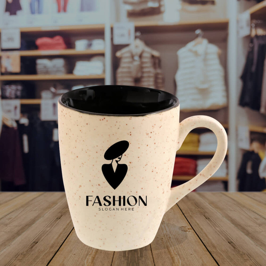 YuBingo Marble Ceramic Matt Logo Mug 310ml - Custom Corporate Gift for corporate gifting