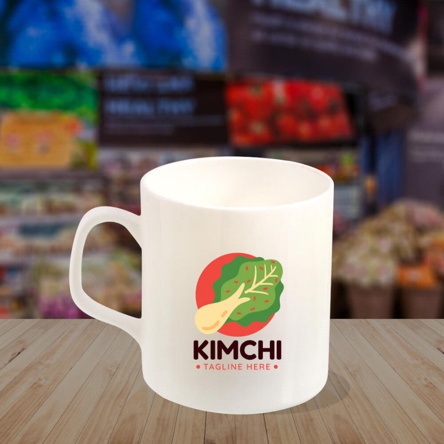 YuBingo Bone China Gloss Logo Mug 220ml - Custom Corporate Gift for corporate gifting