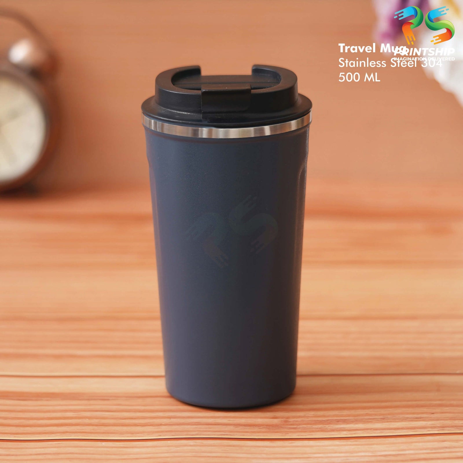 YuBingo Blue Stainless Steel Mug 500ML - Corporate Gift | YuBingo corporate gift