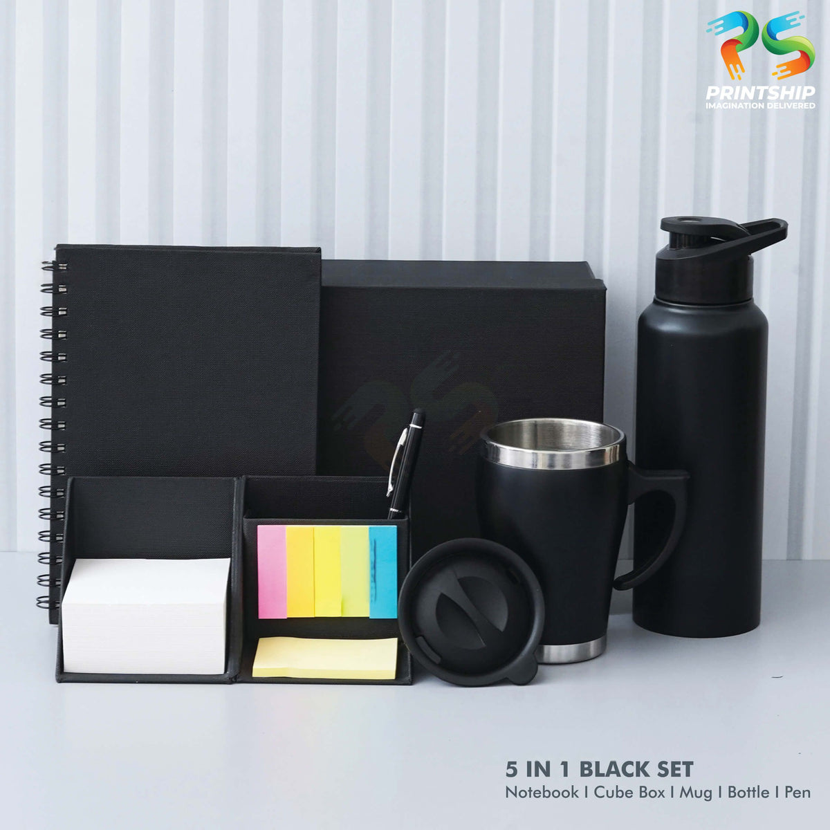 YuBingo Black Viro Notebook Gift Set - Corporate Gift - product image