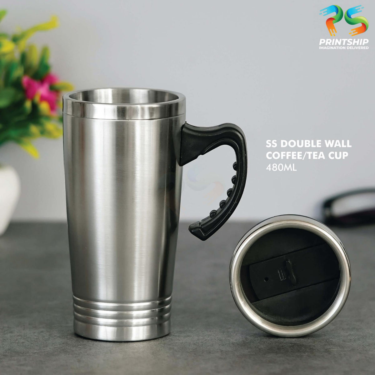 YuBingo Steel Stainless Steel Mug 480ML - Corporate Gift | Product image 4