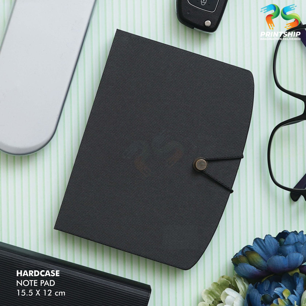 YuBingo Black Hardcase Notepad - Corporate Gift