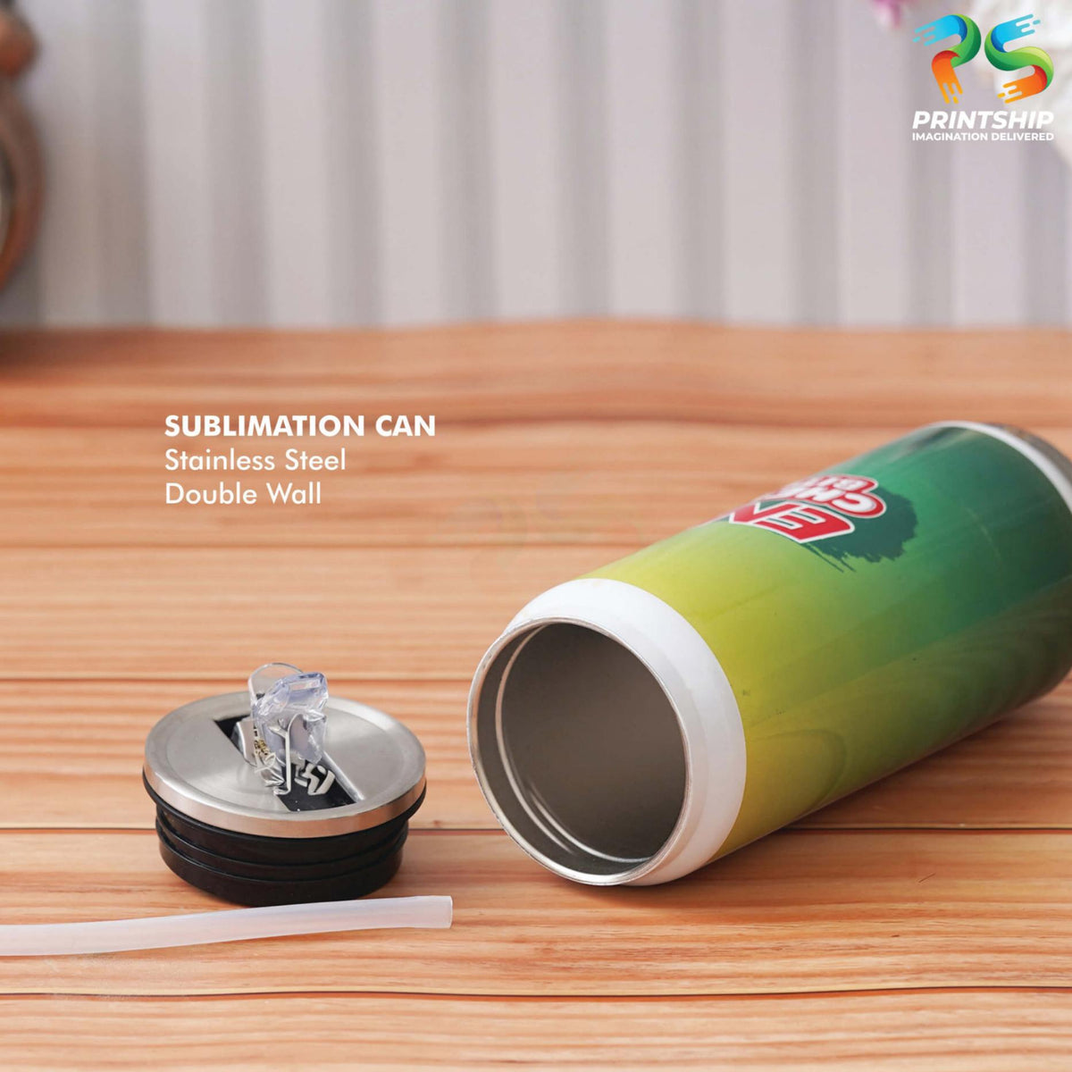 YuBingo 400 ML Double Wall Stainless Steel Can With Sipper Cap - Corporate Gift | Product image 2