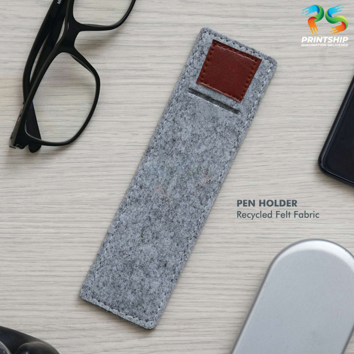 YuBingo Grey Recycled Felt Office Gift Set - 15.6 Inch - Corporate Gift - image 3