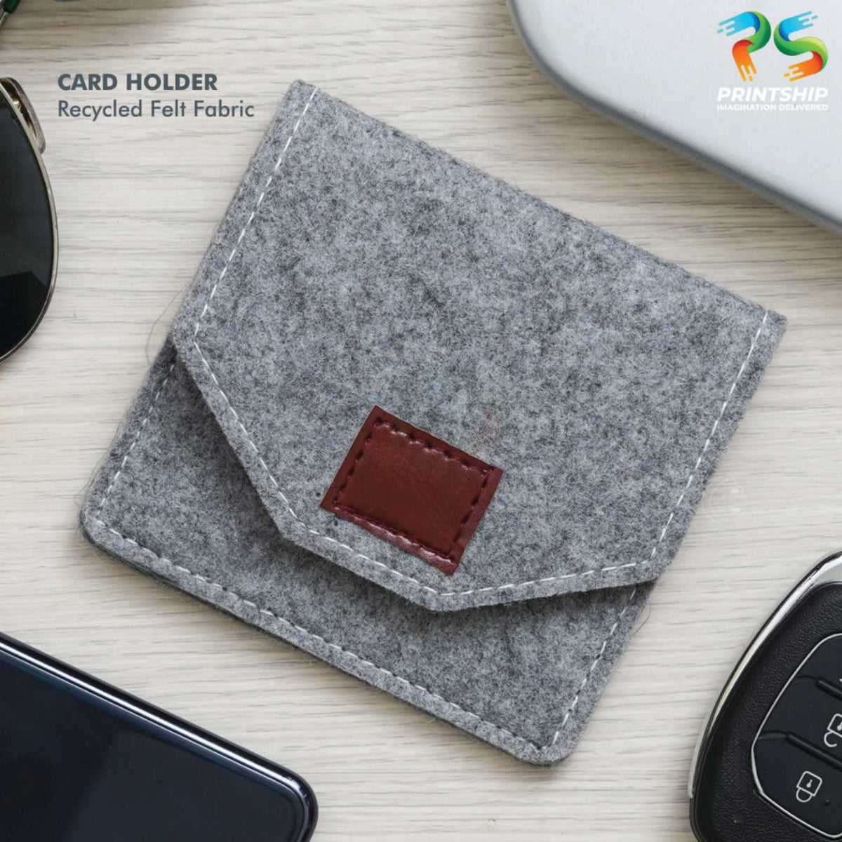 YuBingo Grey Recycled Felt Office Gift Set - 15.6 Inch - Corporate Gift - image 5