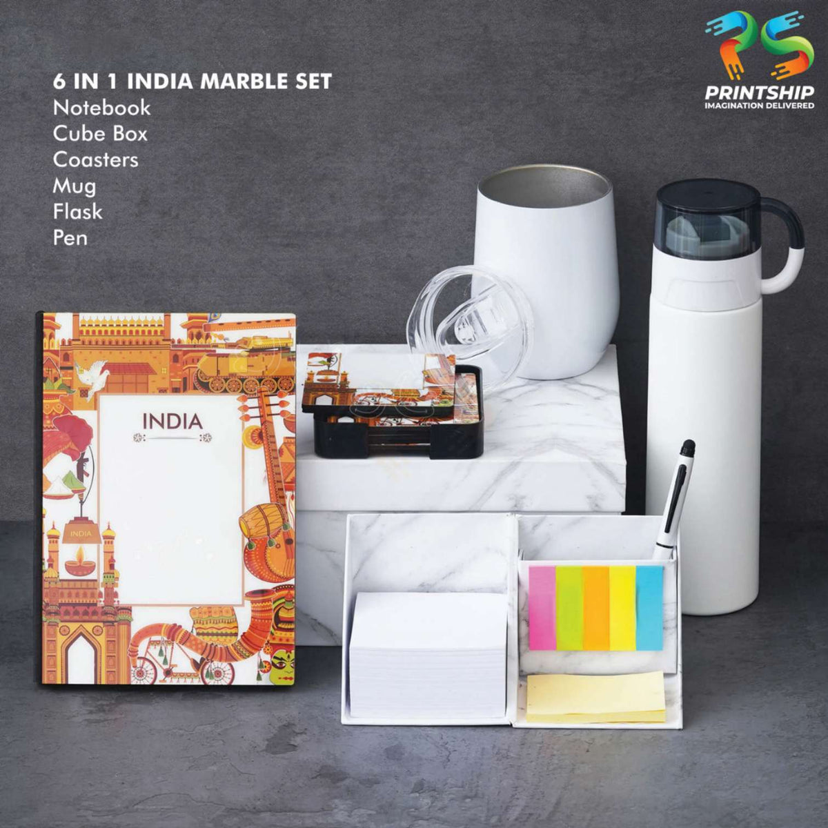 YuBingo White India Theme Gift Set - Corporate Gift - product image